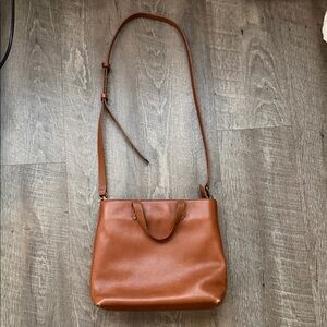 Madewell Tan Leather Shoulder Bag